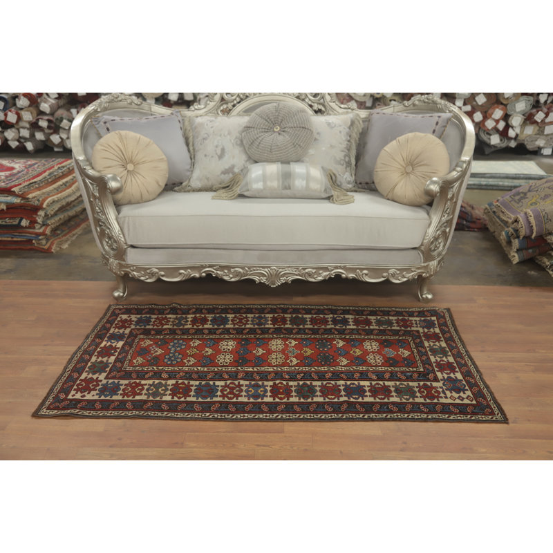Tapis tribal teint à la main 3 x 6