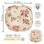 Set Of Two Rose Round Seat Pads-485267404
