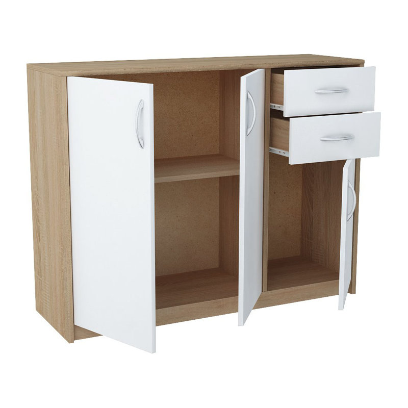 110cm Sideboard, Sonoma/White