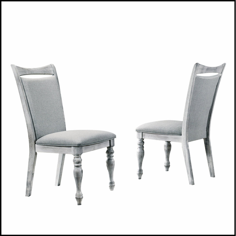 Chaises de salle à manger rembourrées Salines, ensemble de 2, confortables et élégantes