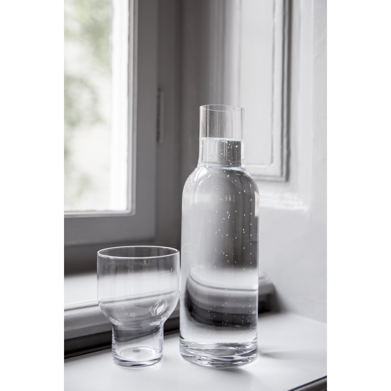 Norm Architects Glass Carafe, 11.4" H x 3.1" W x 3.1" D