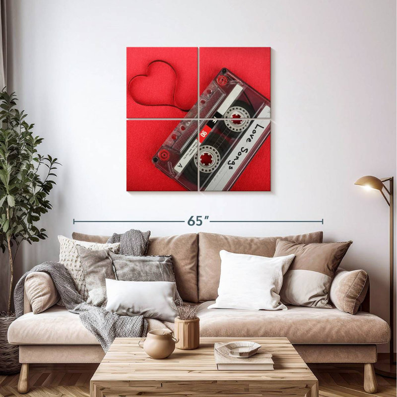 Cassette Abarca, Chansons d'amour, H 38 po x l 38 po