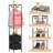 Metal Clothes Rack, Freestanding Garment Rack for Small Space, 2 Fabric Drawers, Black-1347943520