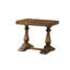 Table de bout en bois transitionnel, table d'appoint rectangulaire-650493345