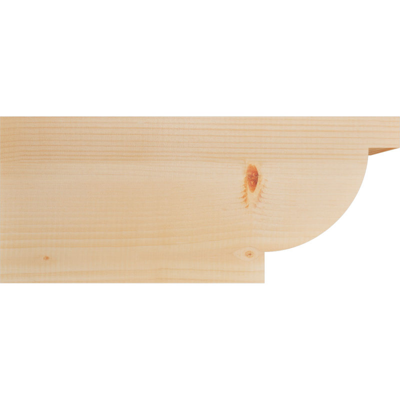 Queue Alpine, Sapin de Douglas, H 10 po x l 24 po x P 3,5 po