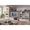 Wohnzimmer-Schrankwand mit Vitrine