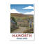 Haworth, England - Romantic Yorkshire Travel Poster: Moorland, Cobblestones And Bronte Charm. Giclee Print On Wrapped Canvas. Wall Art, Home Decor - Cities & Towns, England - Wrapped Canvas Print-124370356