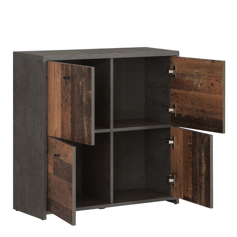 Mableton 77.1cm Sideboard, Grey