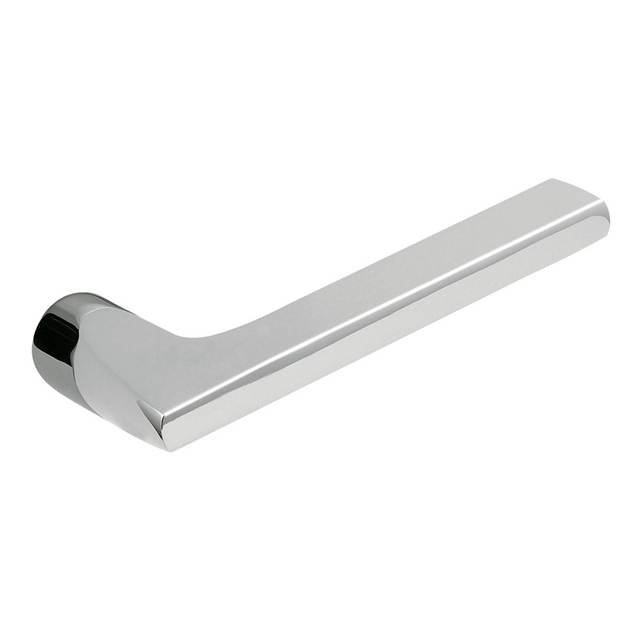 Estate 5162 Double Dummy Door Lever with R017 Rose, Polished Chrome