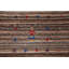 Tapis indien rayé fabriqué à la main Gabbeh 8
