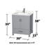 Sheffield 30" Freestanding Single Bathroom Vanity with Quartz Top-1669173526-1669173525-1669147046