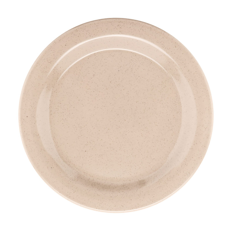 Assiette plate de qualité commerciale GET BF-010-S, 10 po, brun clair (boîte de 12)
