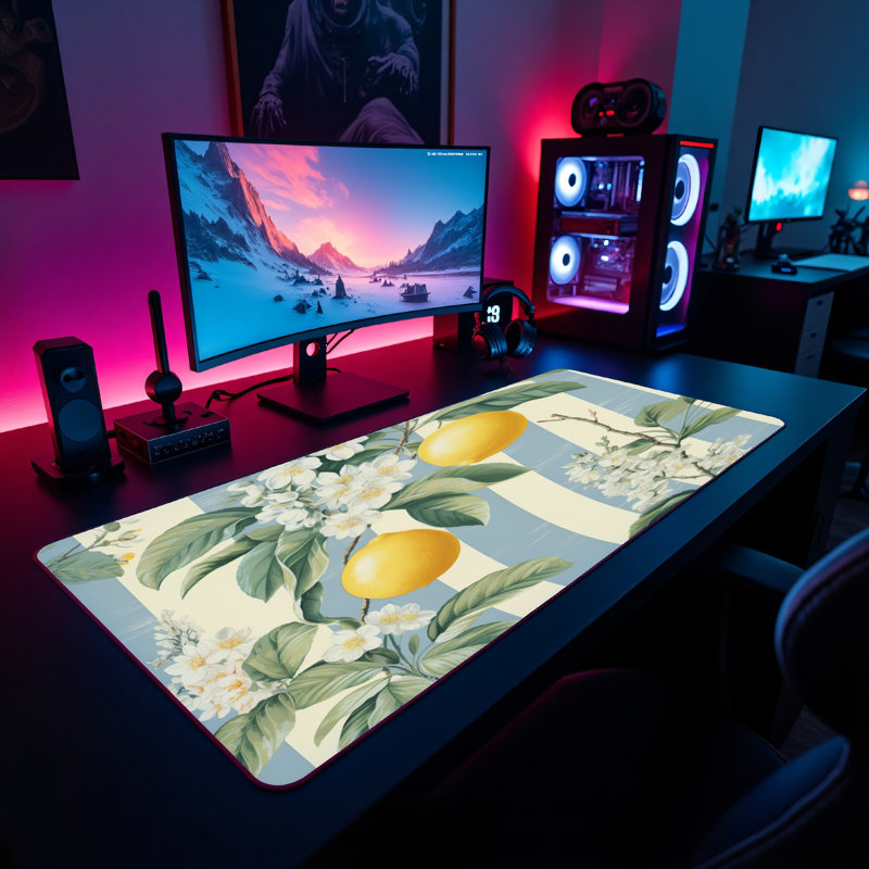 Polyester Desk Pad, 31.5x15.5