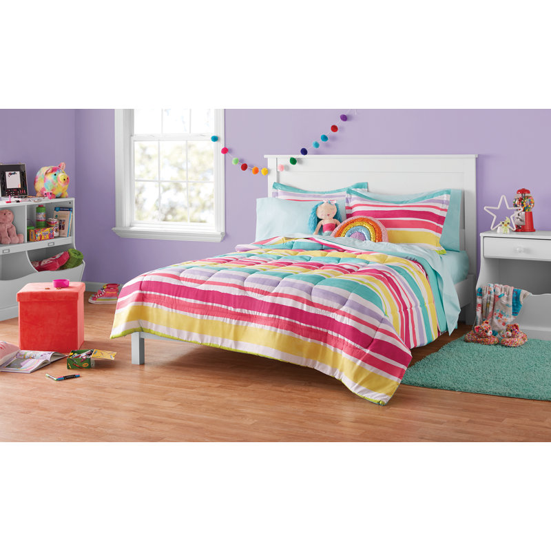 Ensemble de literie pour enfants Rainbow, Double / grand + 6 pièces supplémentaires