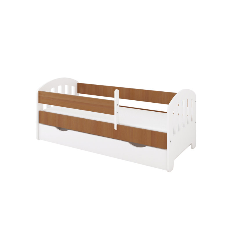 Larkin Cabin Bed with Storage Included, 70 x 140 cm, Alder