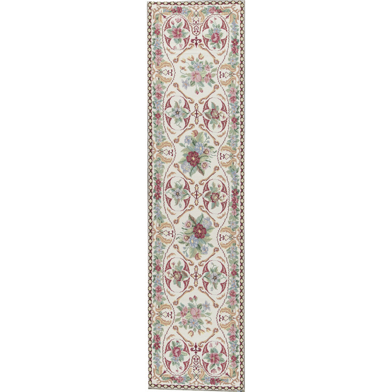 Hand-Knotted High-Quality Pink Runner