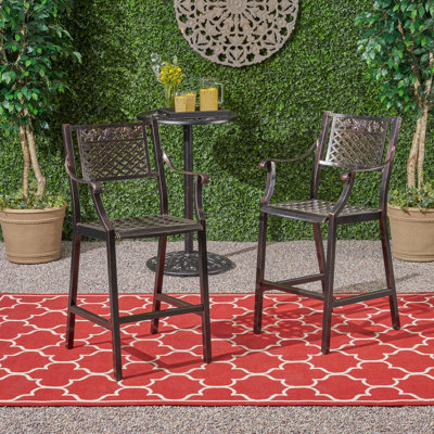 Alletha 29" Patio Bar Stool by Lark Manor