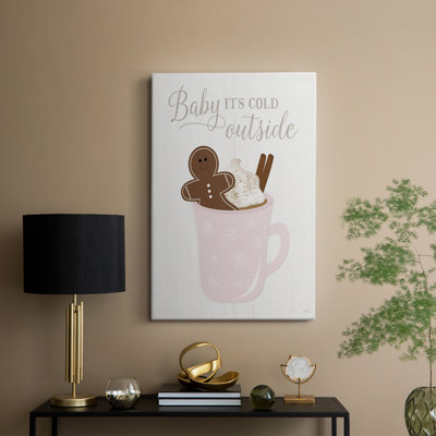 Gingerbread Hot Cocoa I -Gallery Wraraped Cavas