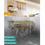 Porte-éponge d'évier de cuisine antirouille avec brosse et organisateur de serviettes, installation sans perceuse, conception en acier inoxydable pour un drainage rapide et un gain de place-111672644