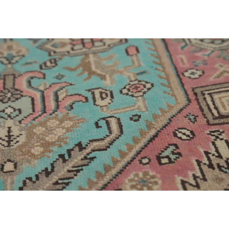 Tapis traditionnel turquoise 8 x 11