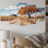 Brown Tree Rustic Charm - Landscape Trees Canvas Print - 5 Panels