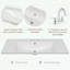 Ensemble de meuble-lavabo avec lavabo, une armoire et trois tiroirs-1429200468