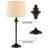 Lolley 26" Modern Metal Table Lamp with Knob Switch and Linen Shade-556004552