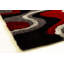 Tapis d'intérieur / extérieur noir / gris / rouge à poils longs Karleah-1405401547