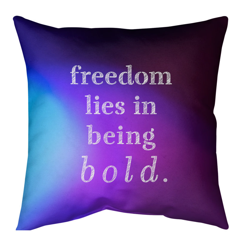 Coussin de sol, 28 po x 28 po, Bleu / Mauve