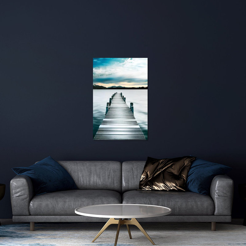 Impression de jetée sur verre acrylique, H 32 po x l 24 po x P 0,25 po
