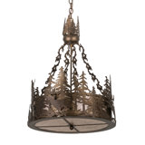 Rustic Lodge 4 - Light Chandelier