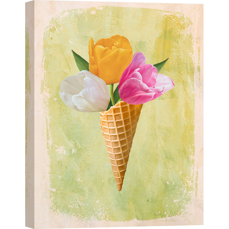 Romantic Ice Cream: Surprise II by Teo Rizzardi - Wrapped Canvas Print, 70cm H x 50cm W
