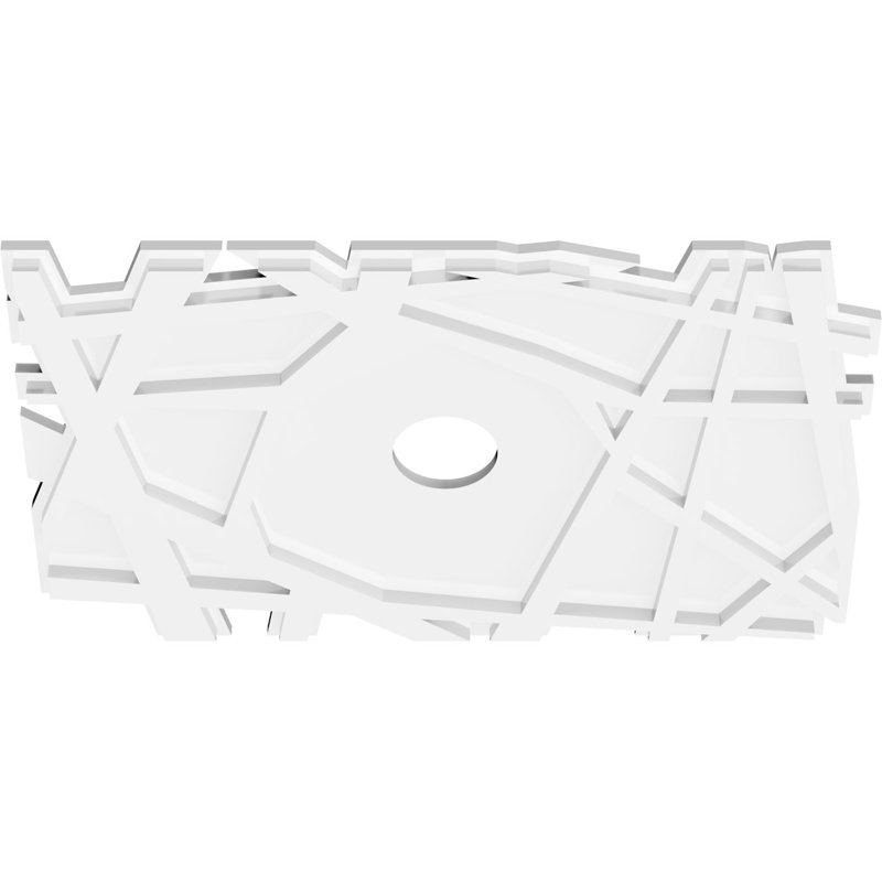 Diamètre intérieur 3 po Novo, H 16 po x l 24 po x P 1 po