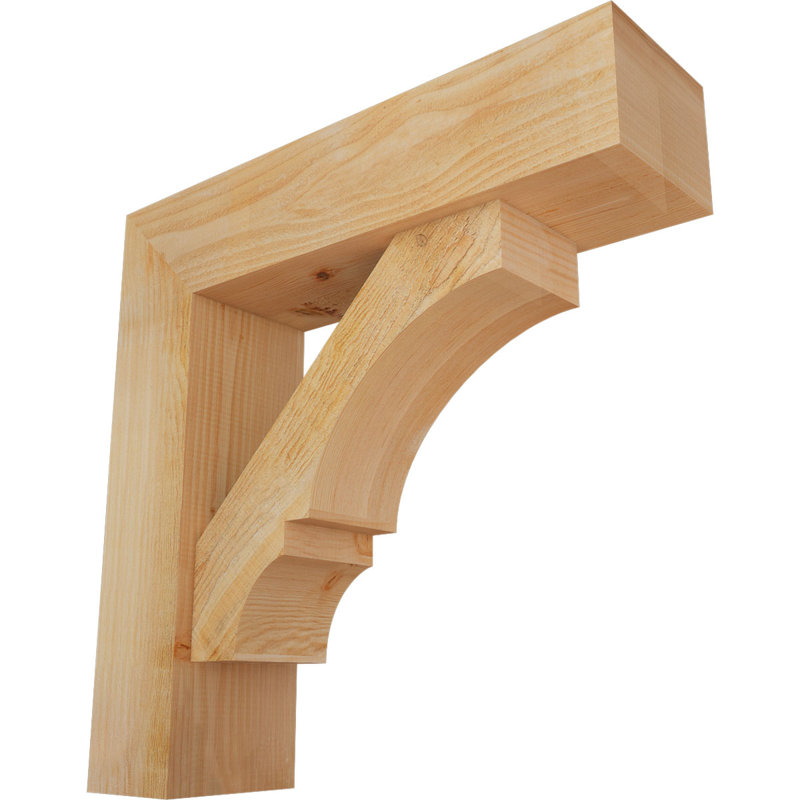 Support de bloc Balboa avec entretoise décalée, 30 x 30, Sapin Douglas de l 8 po (scié brut)