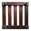 Bac à plantes carré en acacia 13,8 po (paquet de 2)