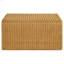 Table basse carrée en rotin naturel tissé Cahya
