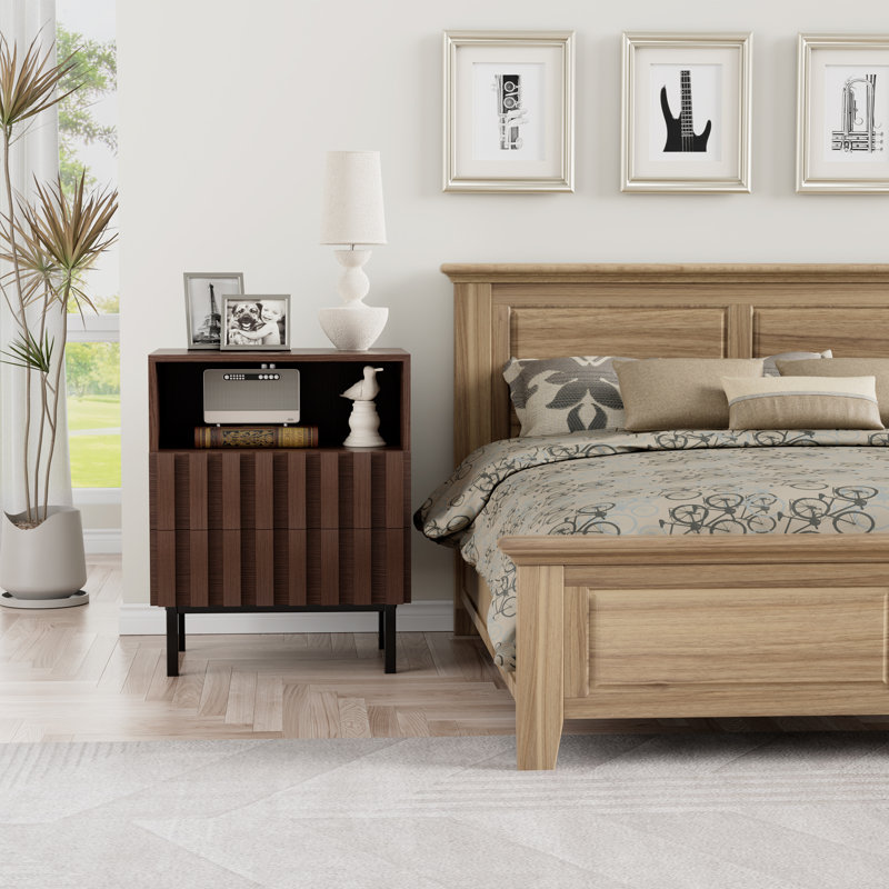 Sevyn bedside table, Café