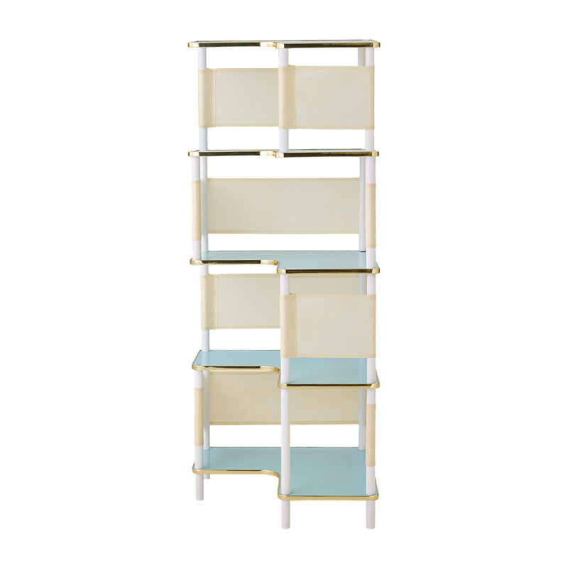 116cm H x 46.5cm W Metal Bookcase