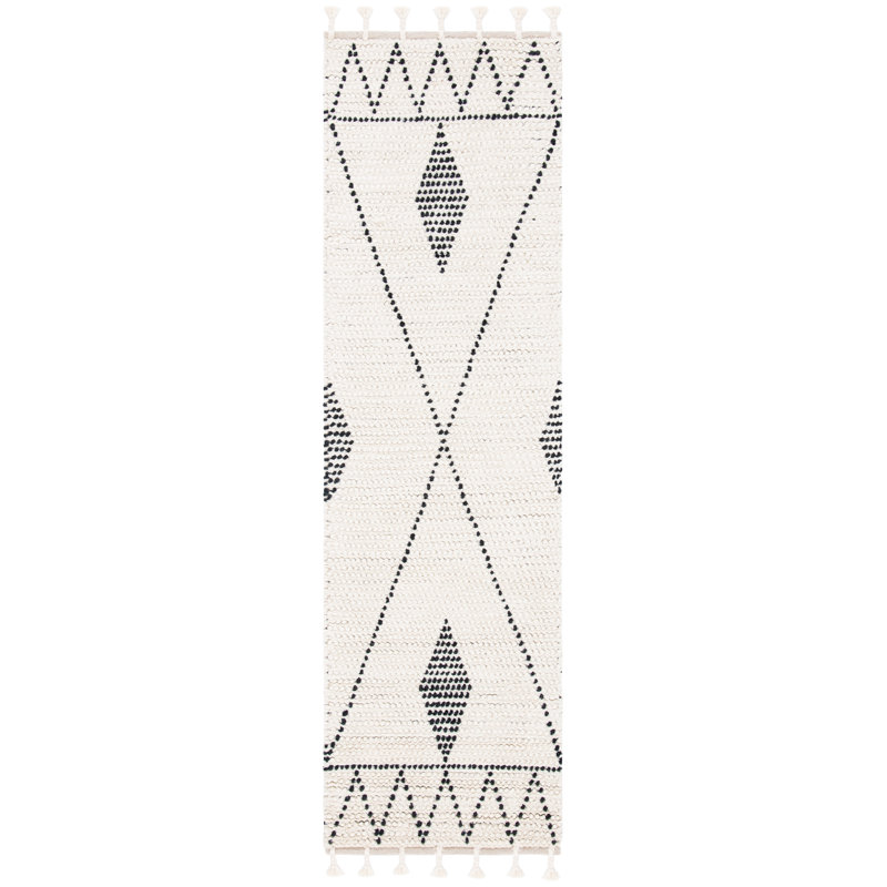 Seidel Hand Woven Wool Southwestern Rug, Runner 2'3" x 6'