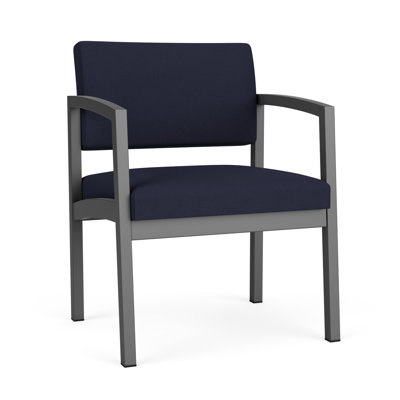 Chaise d'invité en acier Lenox
