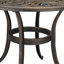 Table d'appoint en aluminium thermolaqué Reinna-111631012