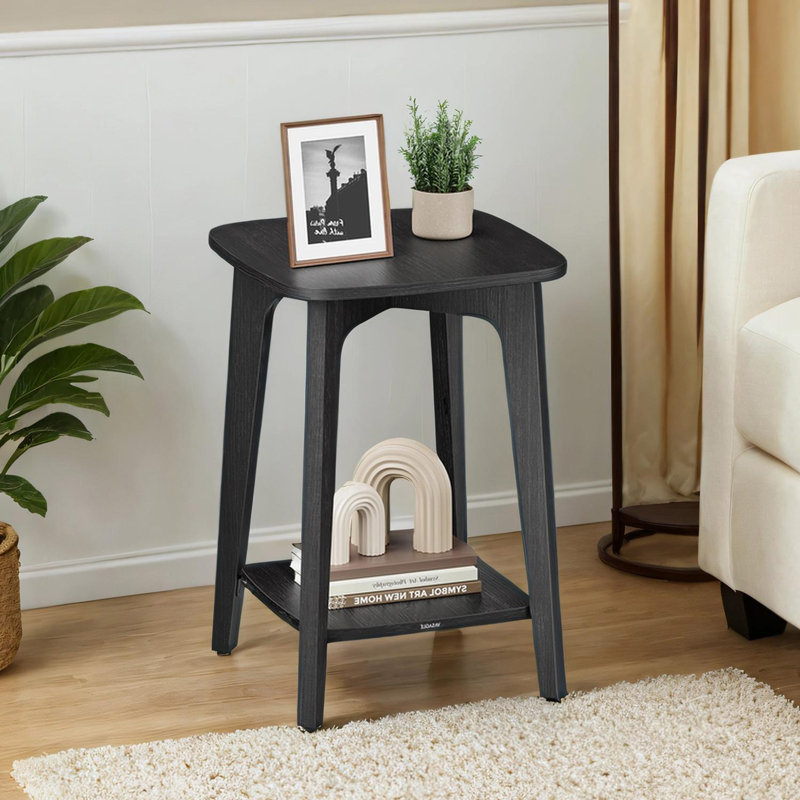 Table de bout carrée, Gris anthracite