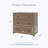 Harmony 3-Drawer Changing Table Dresser-199287476
