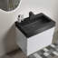 Meuble-lavabo mural simple 24 po avec plateau Kapena-1236521636-1236521641