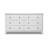 Pine Solid Wood 63.75 " W 6 - Drawer Dresser-34650148