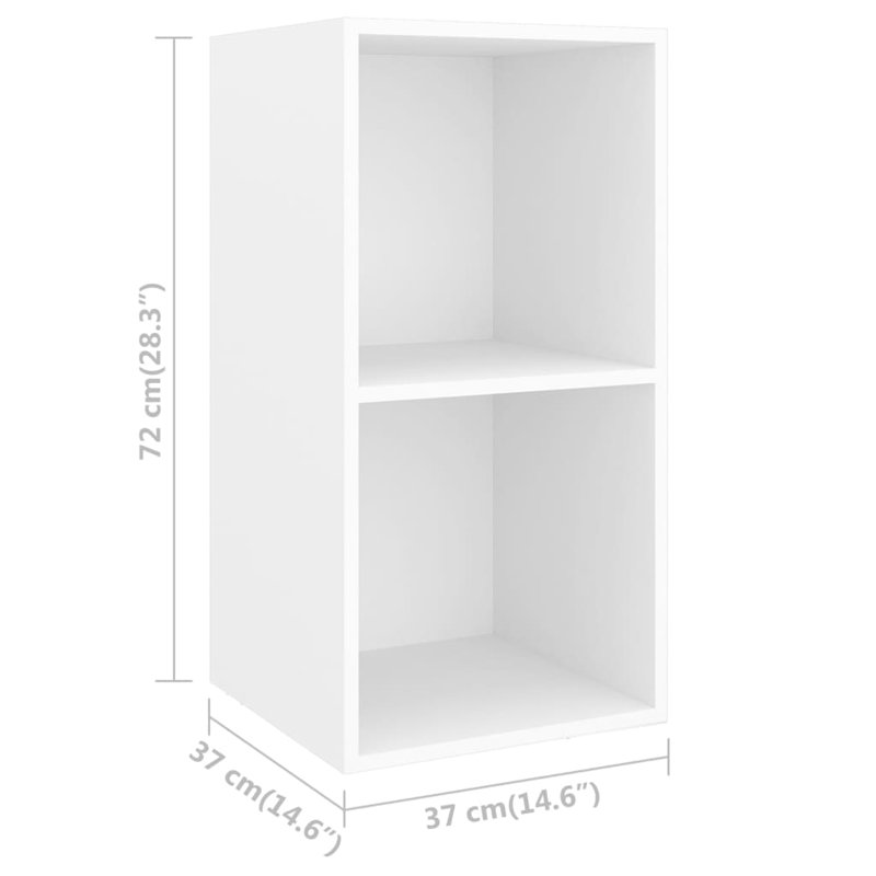 Drayten Unfinished Floating TV Stand for TVs up to 88", White