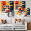 Druming Groove I - fruits, art mural en métal-1423085761