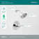 Apex Thermostatic Shower Trim Kit with Single Lever Handle