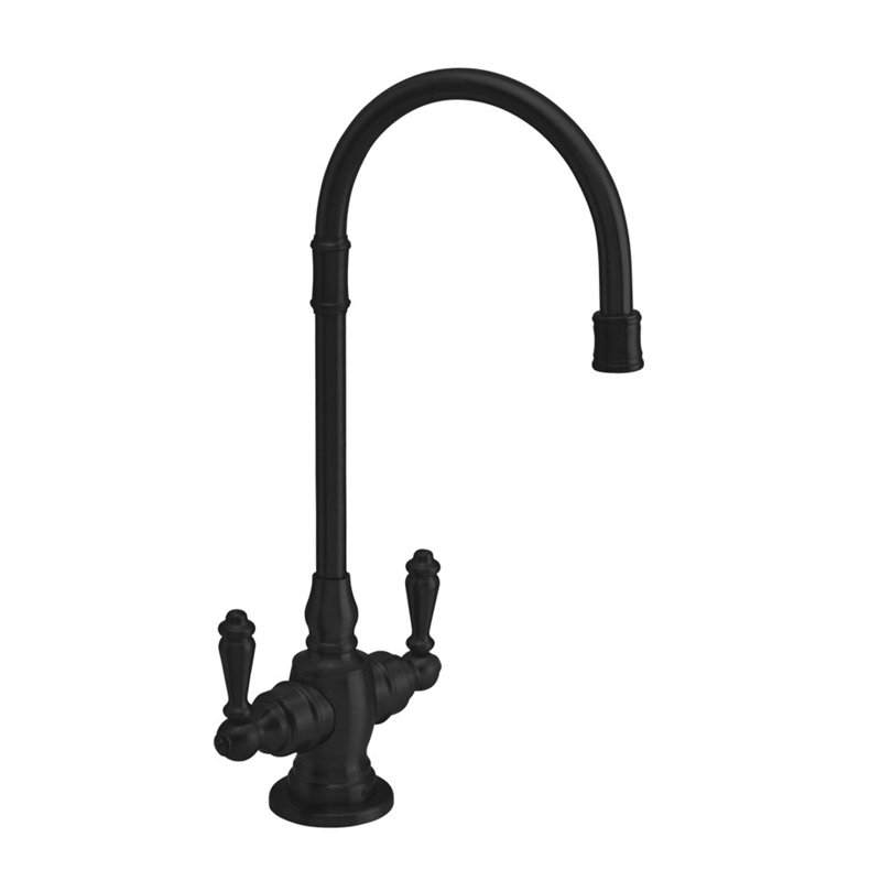 Pembroke Bar Faucet - Lever Handles, Matte Black