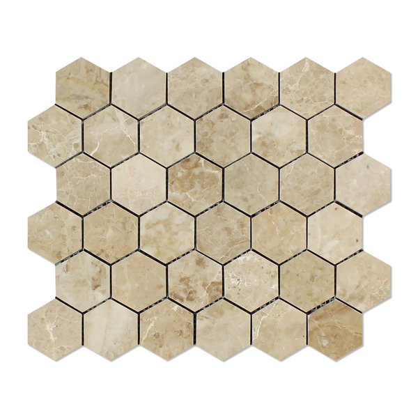 Marble Honeycomb Mosaic Wall & Floor Tile